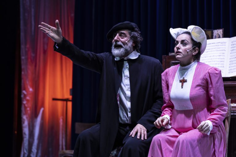 Massimo De Matteo protagonista al teatro Augusteo (Napoli, Piazzetta duca d’Aosta 263) in “‘Na santarella” di Eduardo Scarpetta