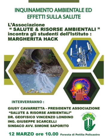 Incontro con gli studenti al Margherita Hack: inquinamento ambientale ed effetti sulla salute