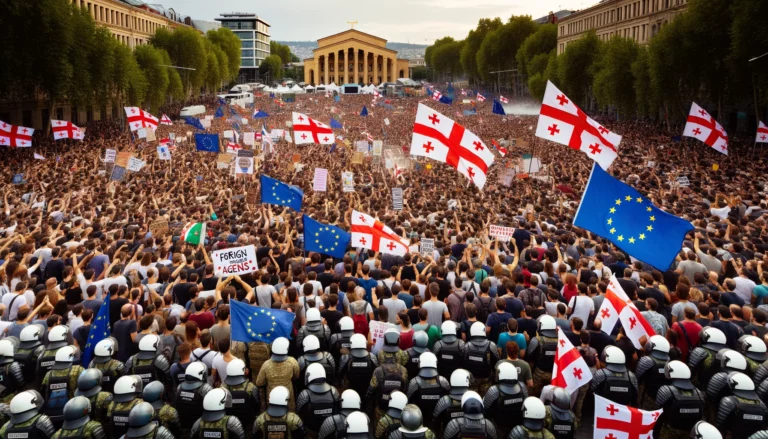 Georgia in rivolta: manifestazioni di massa contro la legge sugli agenti stranieri